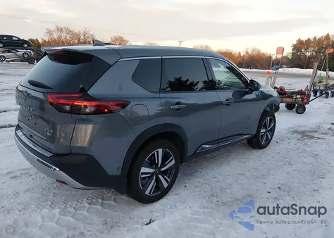 2023 Nissan Rogue Platinum Intelligent Awd from USA, damaged, VIN JN8BT3DD9PW320704